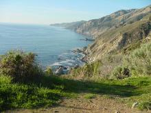 Stop on Highway 1 with cellphone service