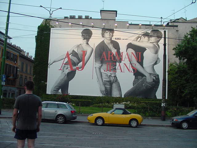 On the streets of Milan