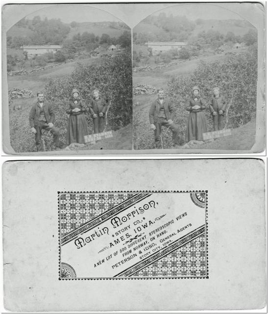 Kvammen farm family 1889